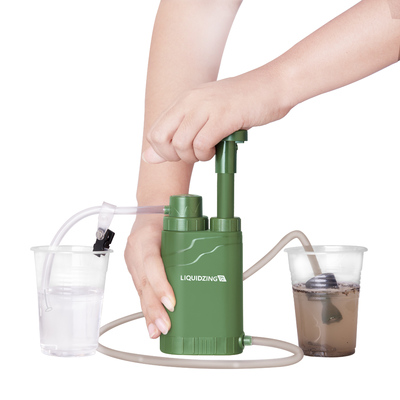 Hiking Survival Portable Water Purifier Pump BPA Free Manual