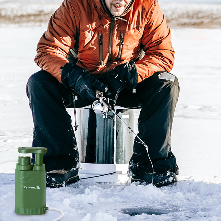 Hiking Survival Portable Water Purifier Pump BPA Free Manual